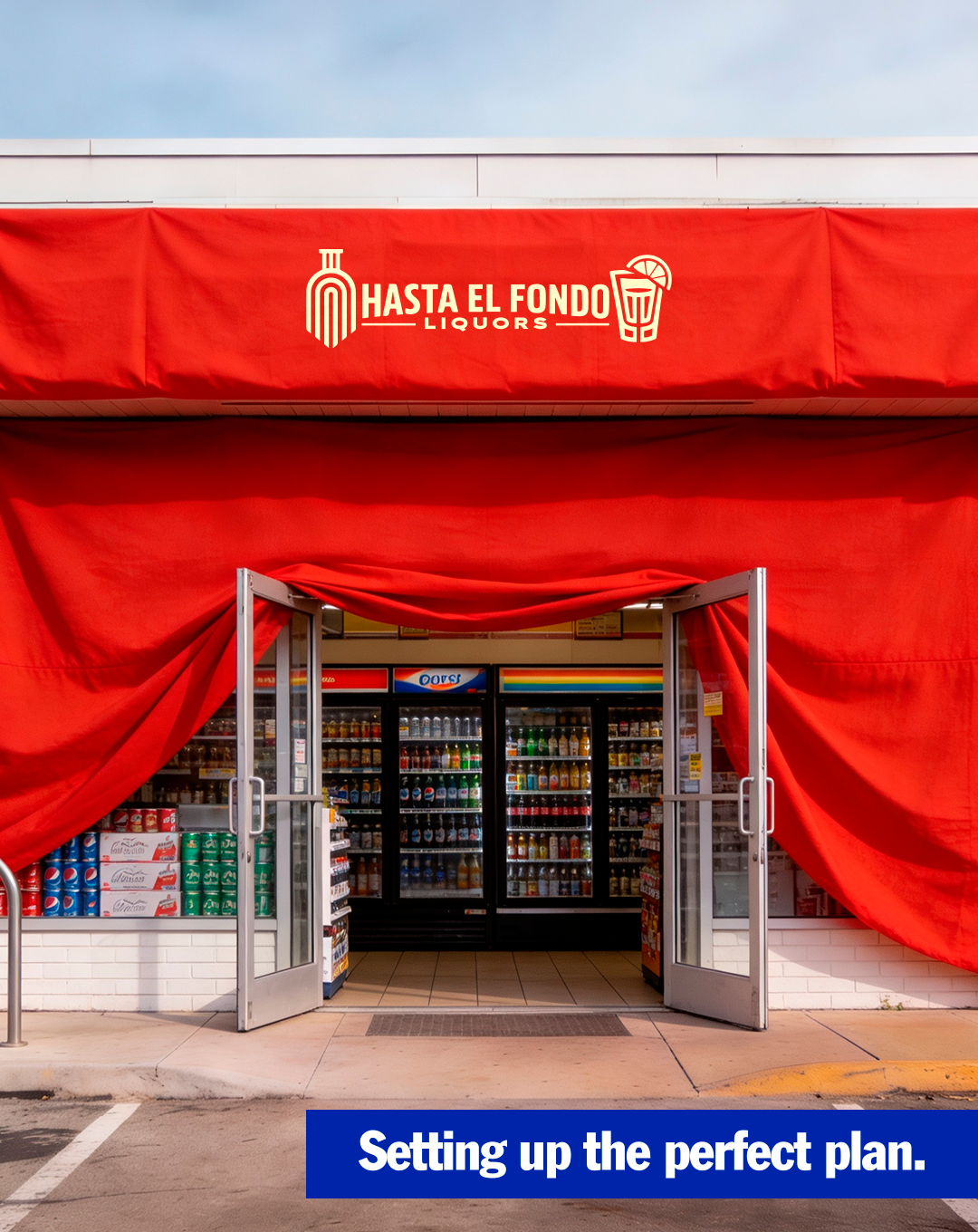 Hasta El Fondo storefront Instagram post