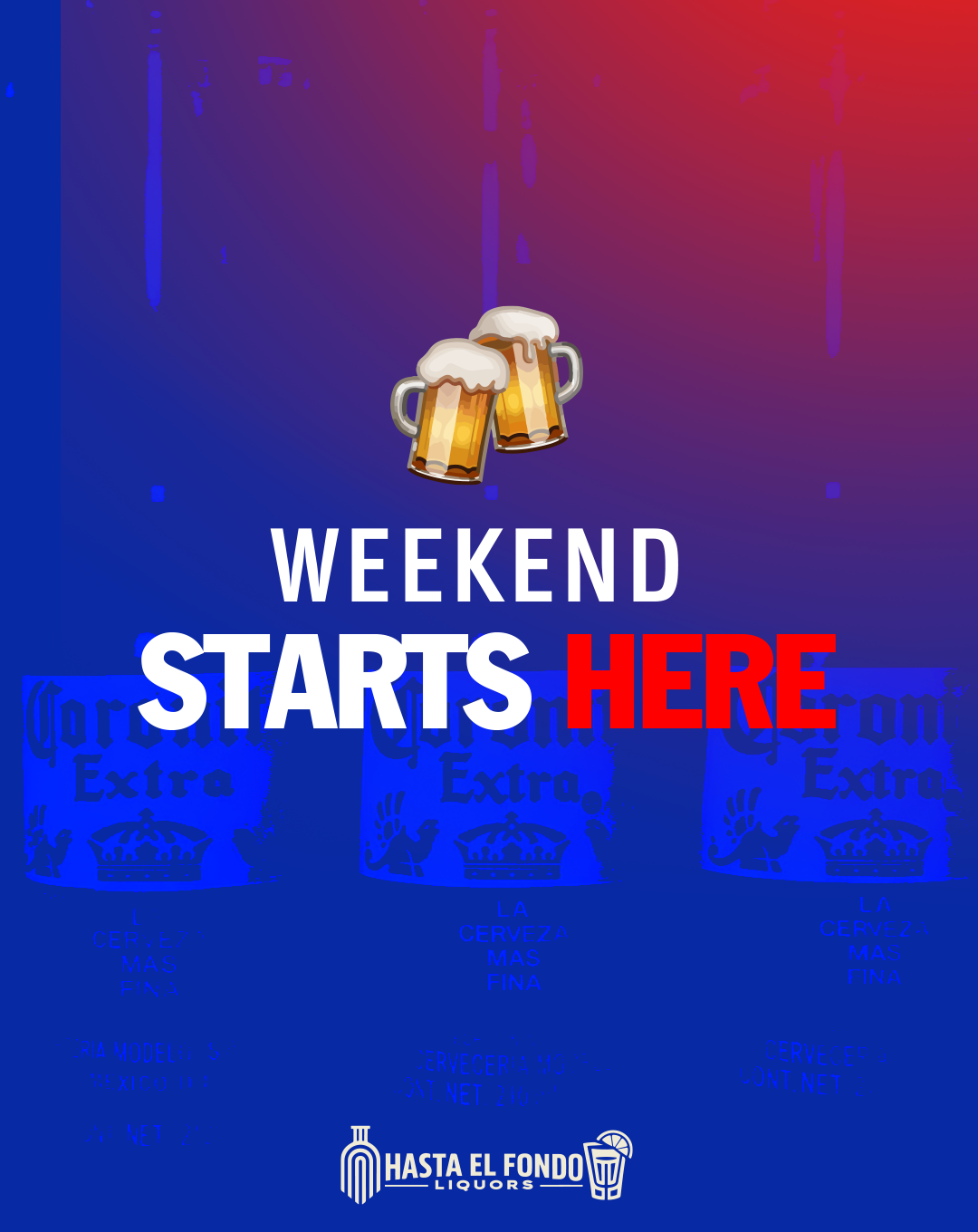 Hasta El Fondo weekend starts here Instagram post